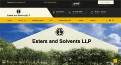 Desktop Screenshot of esters-solvents.com